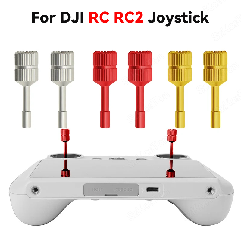 Joystick Rc Drone - 1 ペア DJI RC/RC 2 リモコン拡張ジョイスティックアルミ親指スティックロッカー