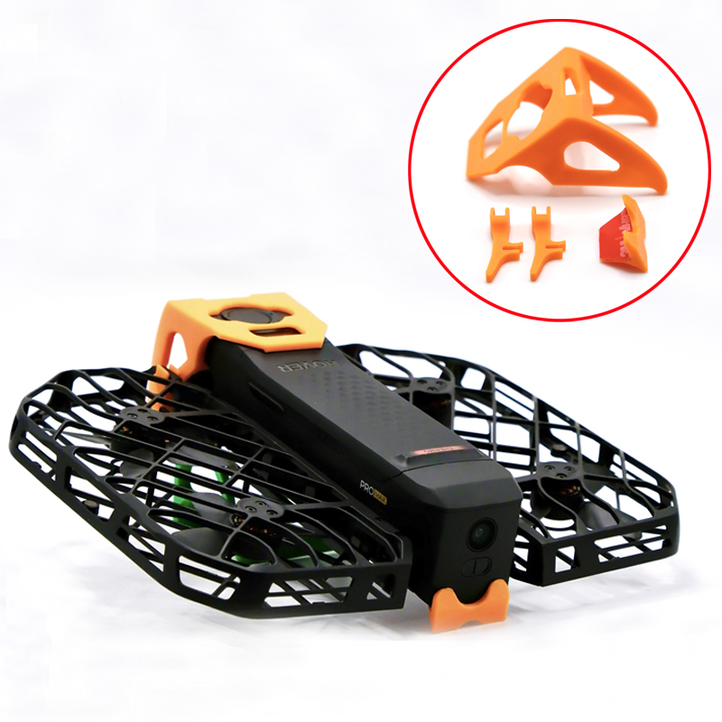 Drone Rc Controller Cover - 1 セットホバー X1 プロ/プロマックスアクションカメラレンズジンバル保護カバー衝突防止保護フレームキット RC ドローンモデル
