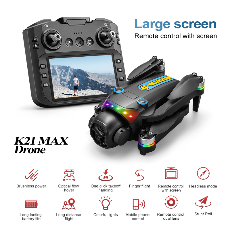 Drone Kf Rc - 屋外用電動ドローン デュアルカメラ 90 ° 120 °