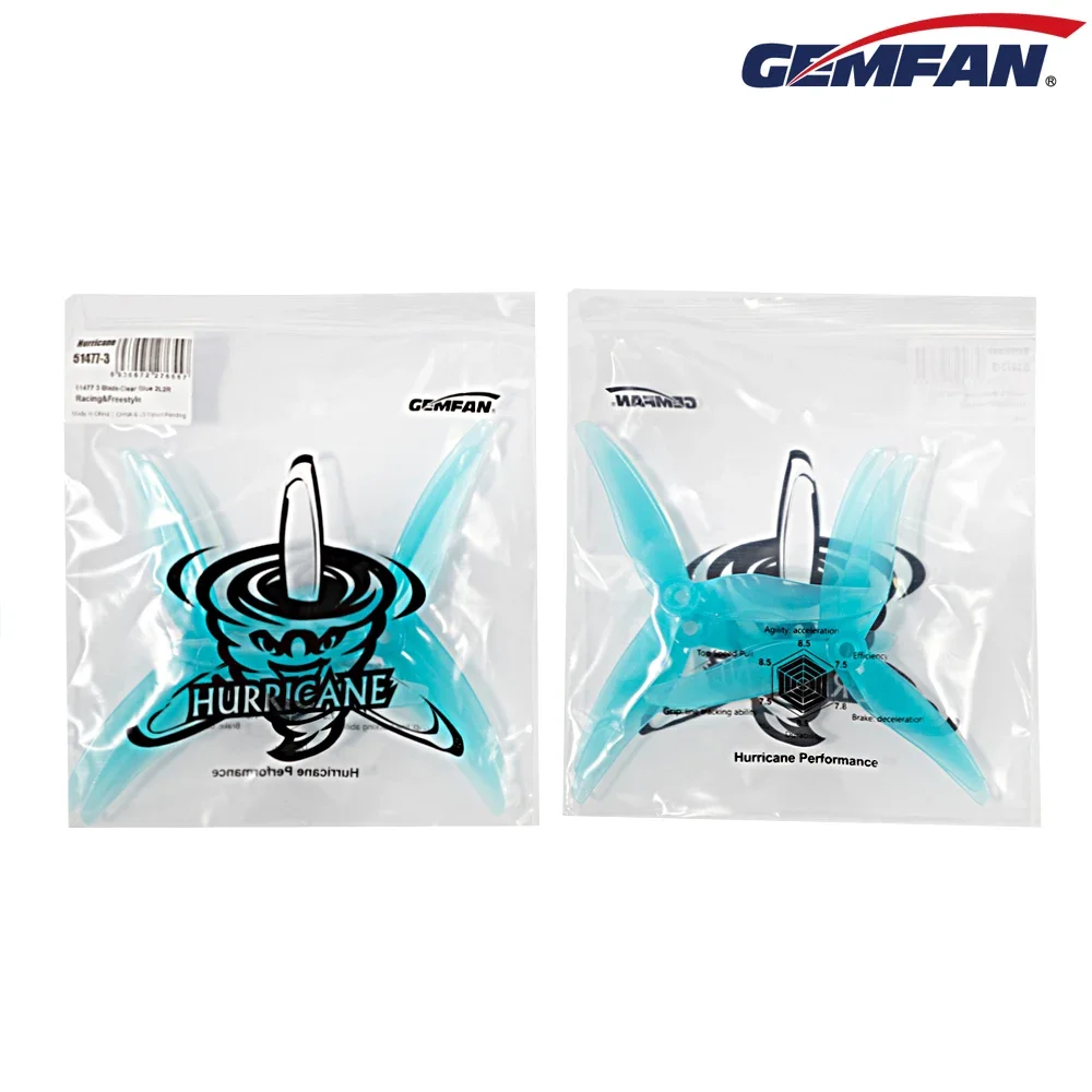 Drone Rc Aircraft - 10ペア（10CW + 10CCW）Gemfan JB ハリケーン 51477