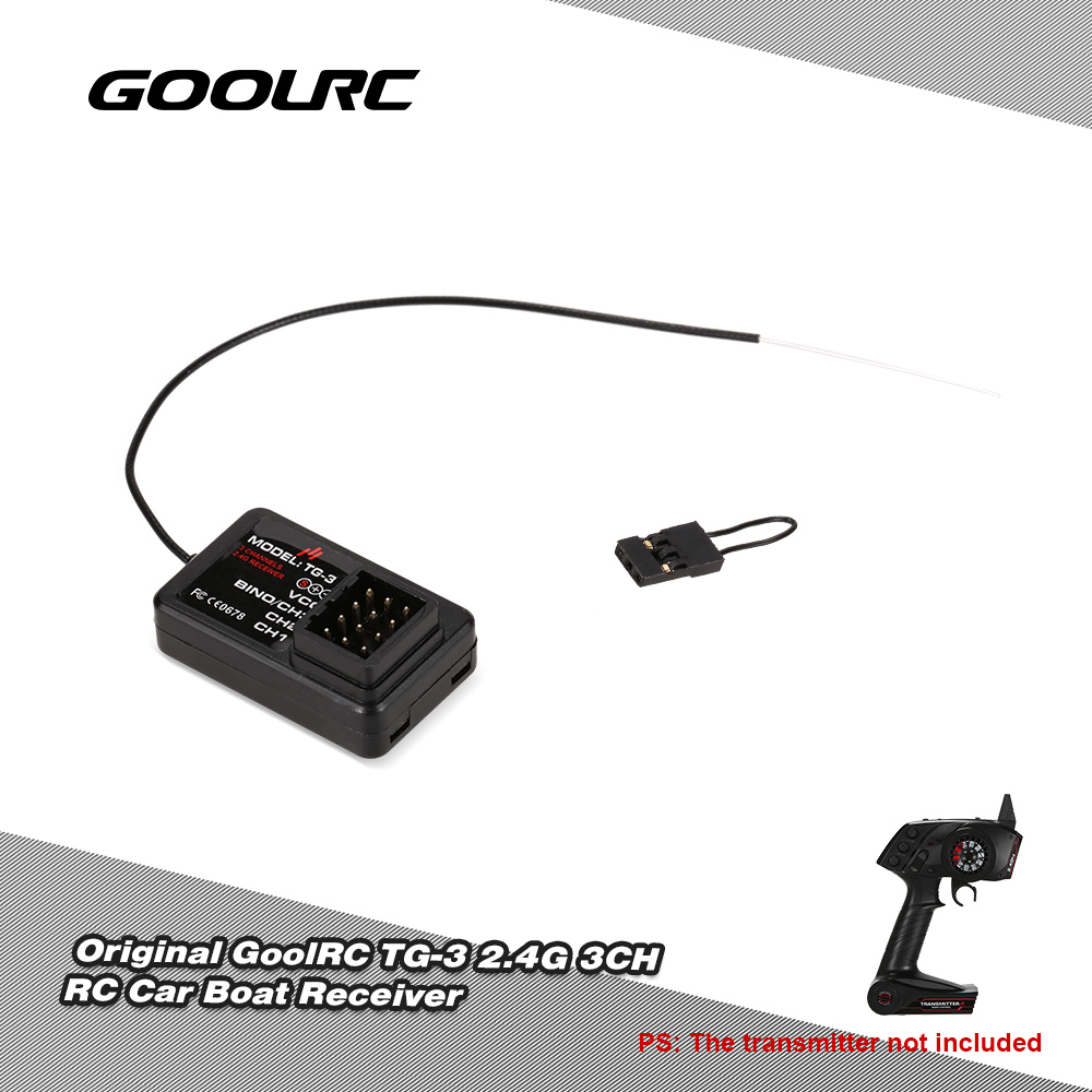 Joystick Rc Drone - Goolrcカー、tg3、ax5s送信機、3ch、ax3、tg3用のgoolrc-ボートレシーバー