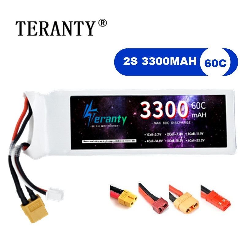 Drone Rc Boat - 2S 7.4V リポバッテリー 3300mAh 60C 車