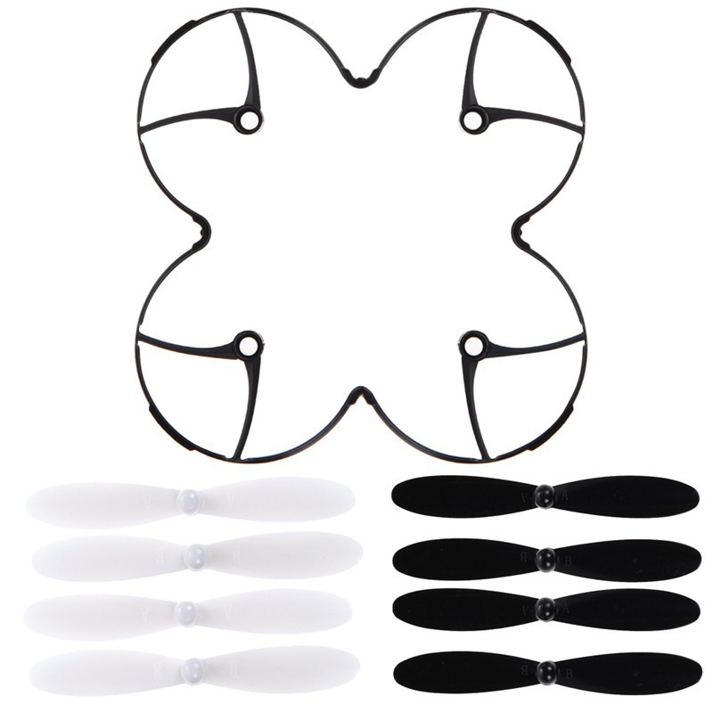 Drone Rc Aircraft - Hubsan X4/X6 プロペラガードリング + 8 個の小道具