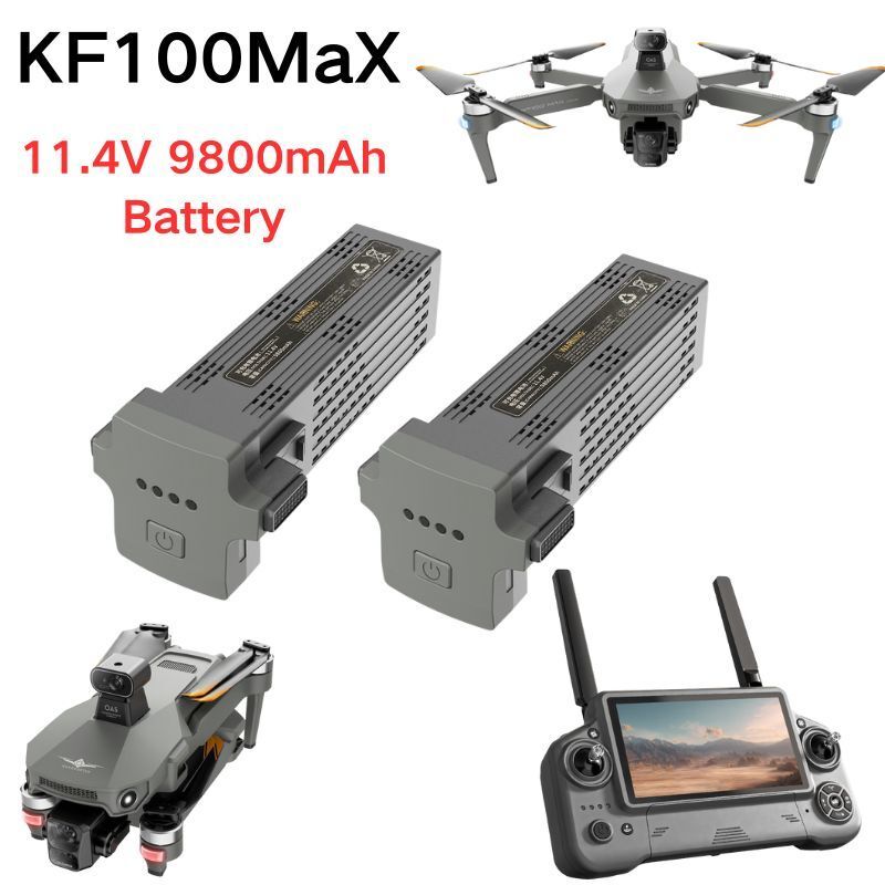 Drone Rc Accessories - KF100 MAX RC ドローンオリジナルバッテリー 11.4V 9800mAh