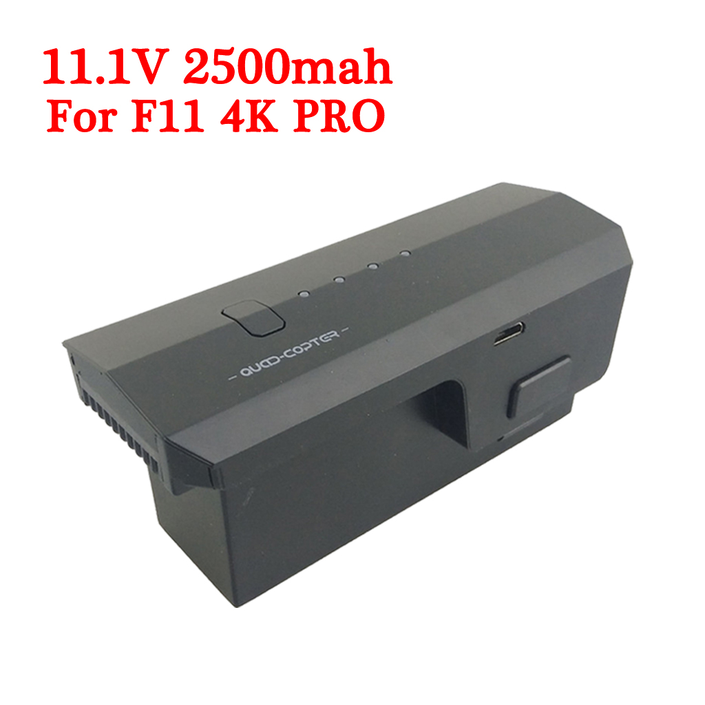 Drone Rc Accessories - ドローンリチウムバッテリーsjrc,4k pro f11,GPS 11.1v,2500 mah
