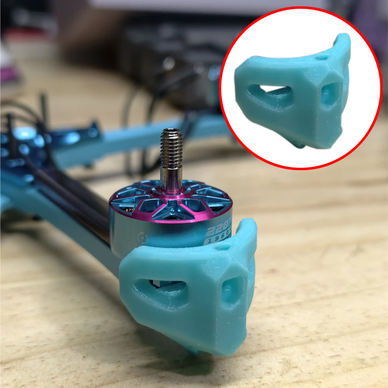 Drone Rc Controller Cover - 4 個 Axisflying Bando5 モーター衝突防止プロテクタータートルシェル軽量耐久性のある FPV