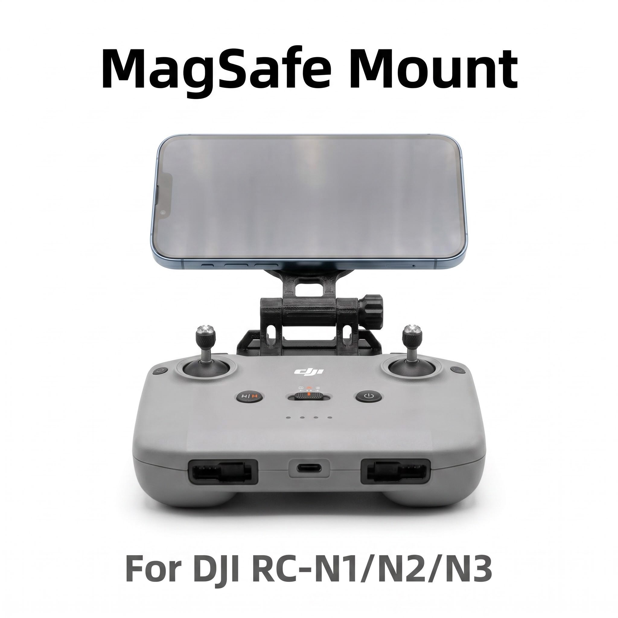 Drone Rc N2 - 折りたたみ式 MagSafe 磁気電話マウント DJI RC-N1/RC-N2/RC-N3 リモートコントローラー用、調整可能なヒンジデザインのドローンコントローラーフォン