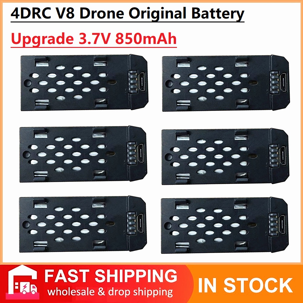 Drone Rc Accessories - 4DRC V8 ドローンオリジナルバッテリー 3.7V 850MAh 4D-V8
