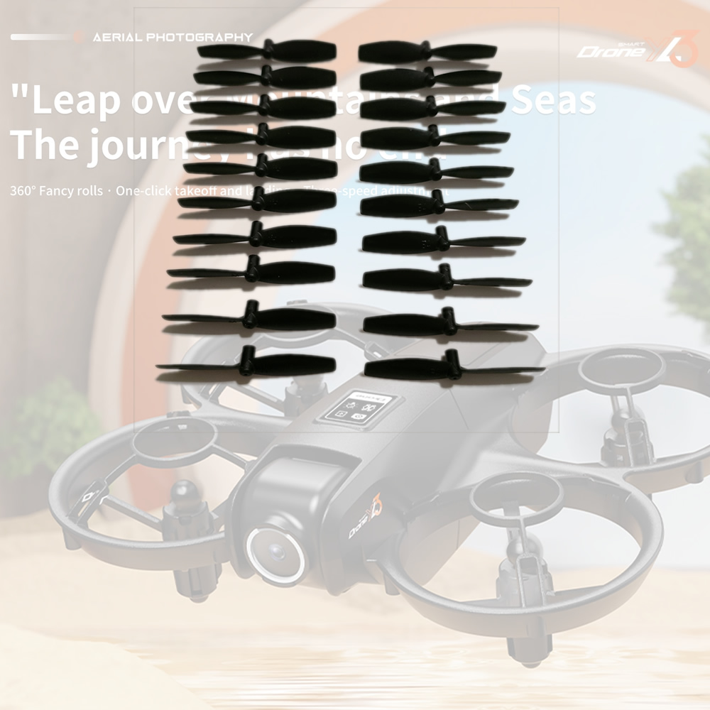 20 個のメープルリーフウィングファンブレードプロペラ YL - Drone Rc Yl3 のレビューと価格
