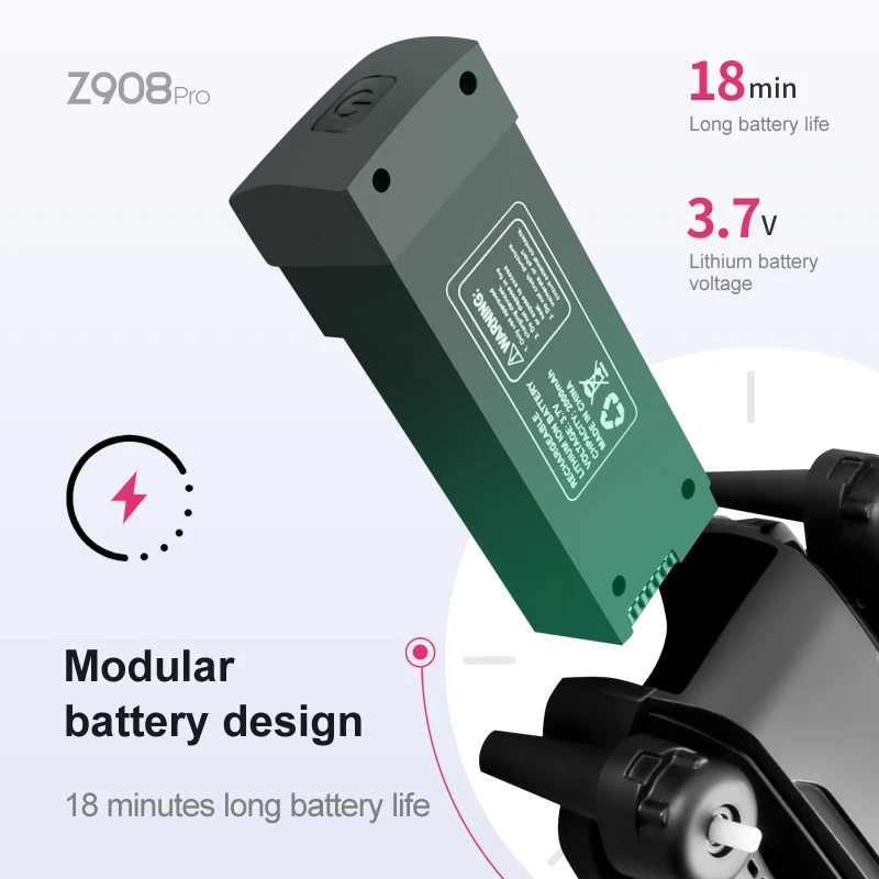Z908 プロマックスドローンバッテリー 3.7V 2000 - Drone Rc Accessories のレビューと価格