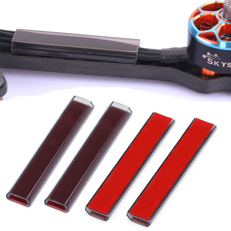 4 個 RC ブラシレスモーターワイヤーカバー保護チューブワ - Drone Kf Rc のレビューと価格