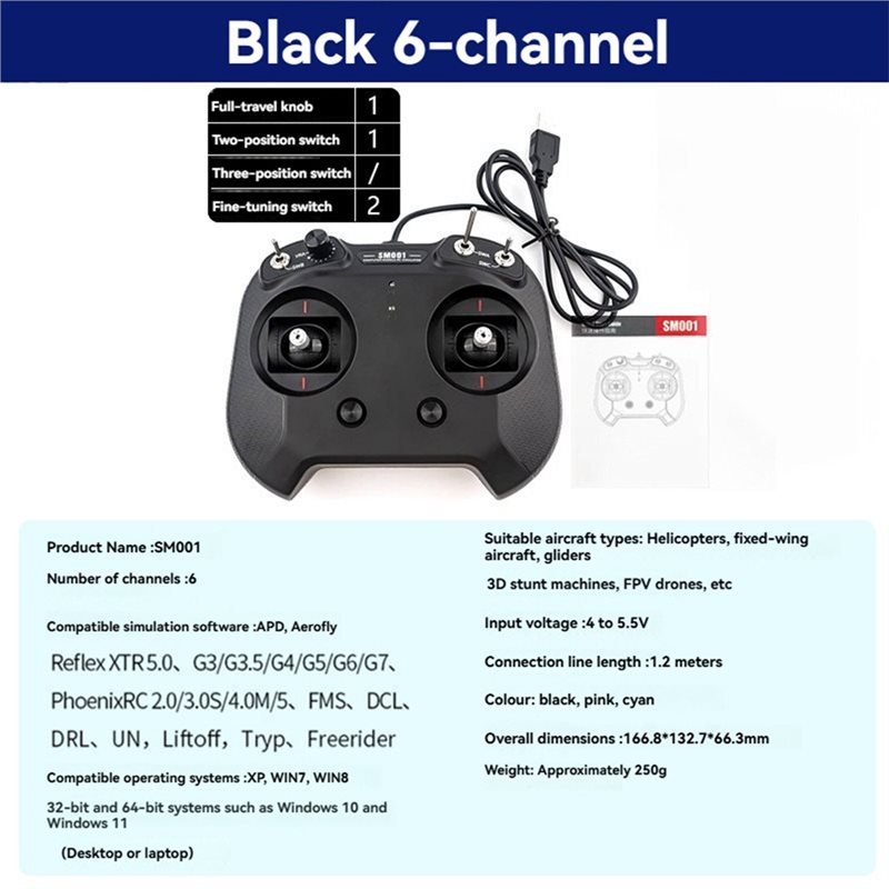SQPP-FS-SM001 6CH RC FPV ドローン用 - Drone Rc Simulator のレビューと価格