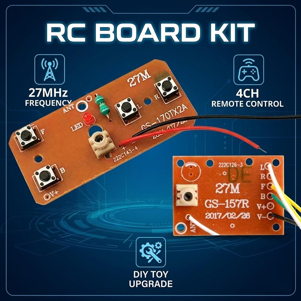 4CH RC リモートコントロール回路 PCB 送信機受信機 - Joystick Rc Drone のレビューと価格