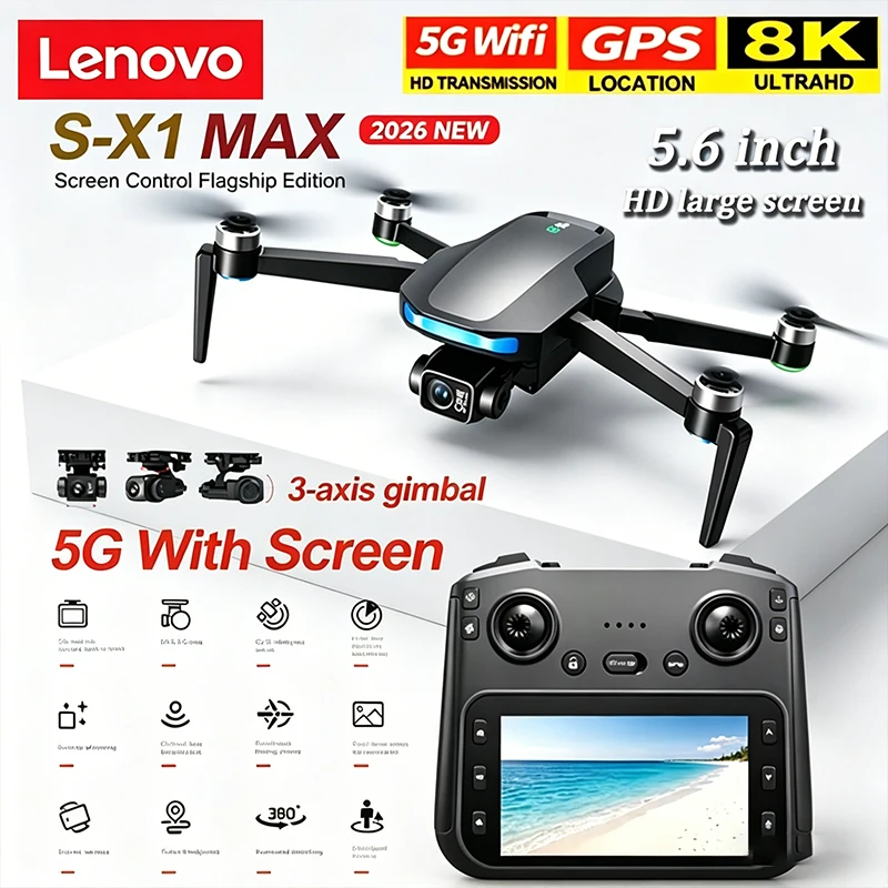Lenovo S-X1 GPS ドローン 4K HD カメラ - Drone X1 Rc のレビューと価格