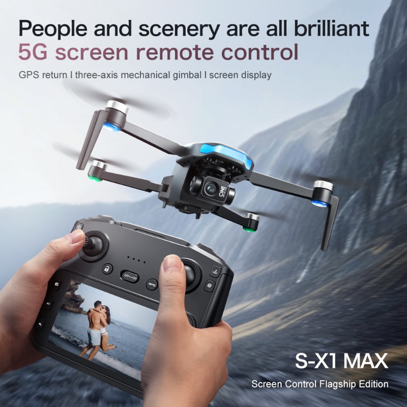 Lenovo S-X1 GPS ドローン 4K HD カメラ - Drone X1 Rc のレビューと価格