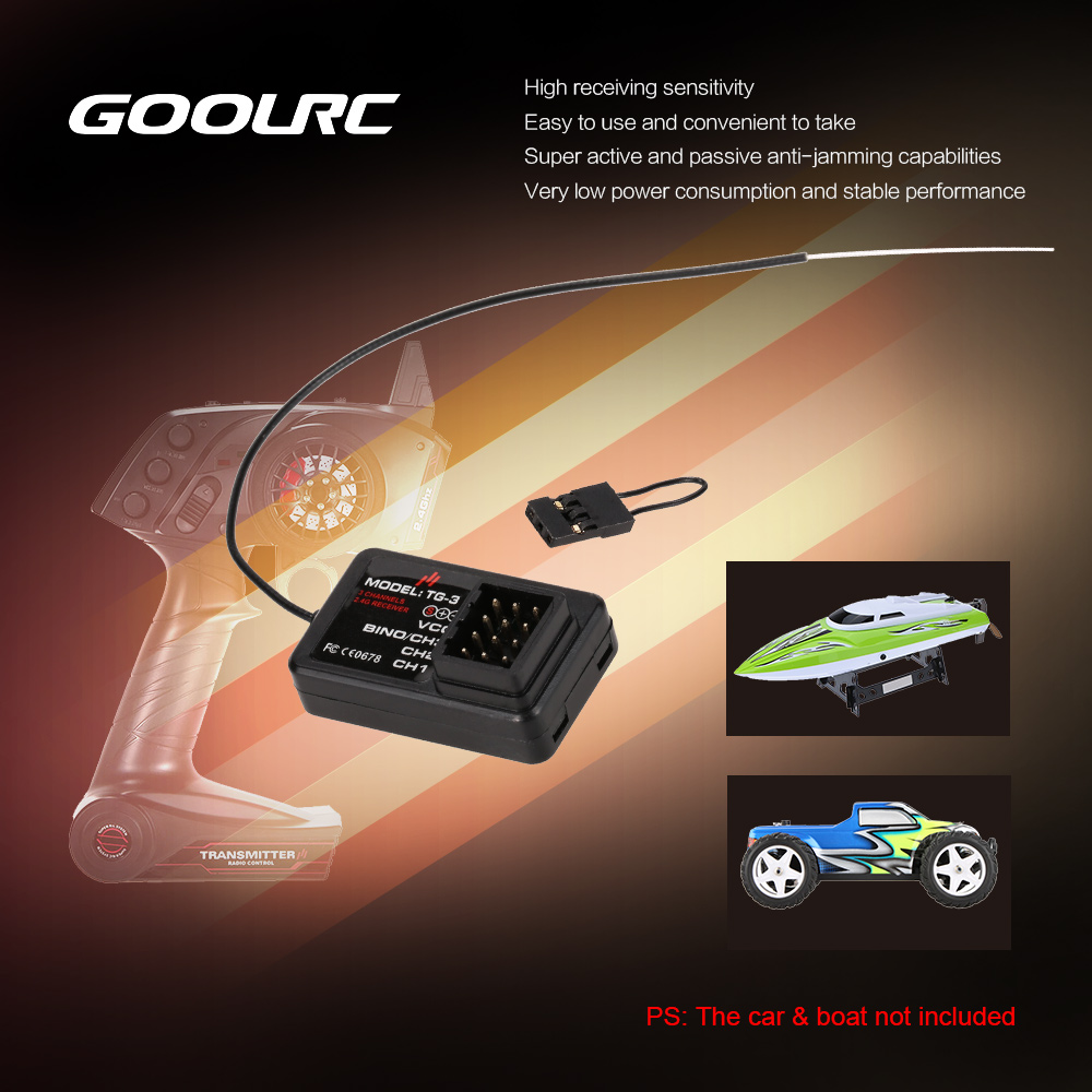 Goolrcカー、tg3、ax5s送信機、3ch、ax3、t - Joystick Rc Drone のレビューと価格