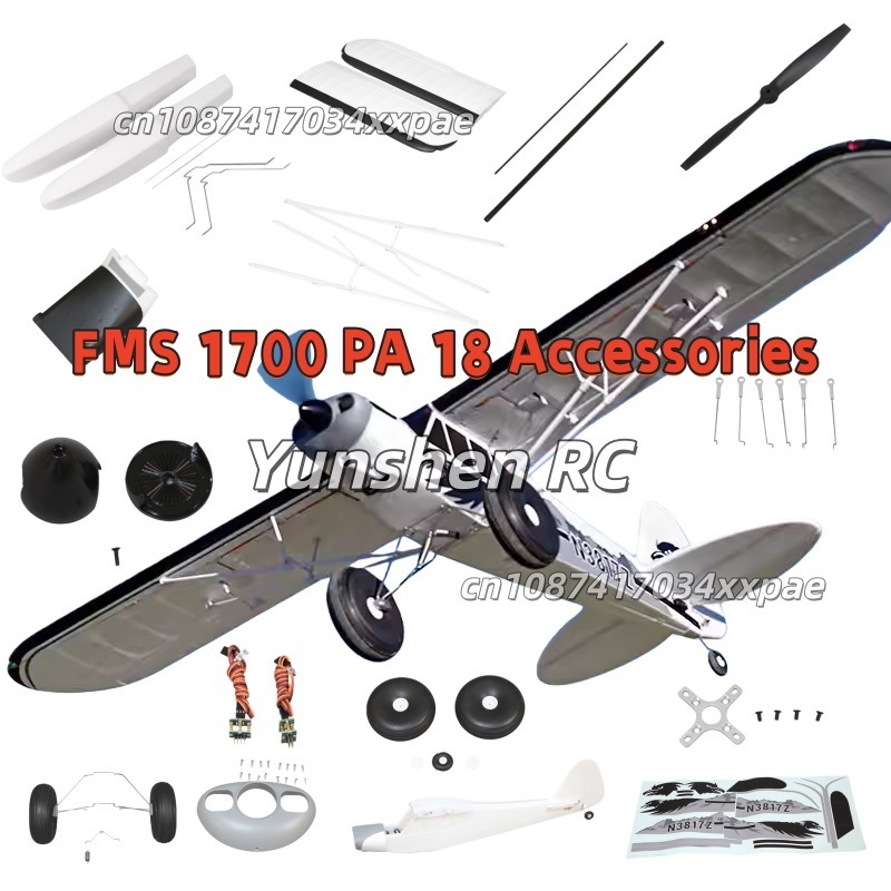FMS RC 飛行機デカール 1700 ミリメートル PA- - Drone Rc Aircraft のレビューと価格