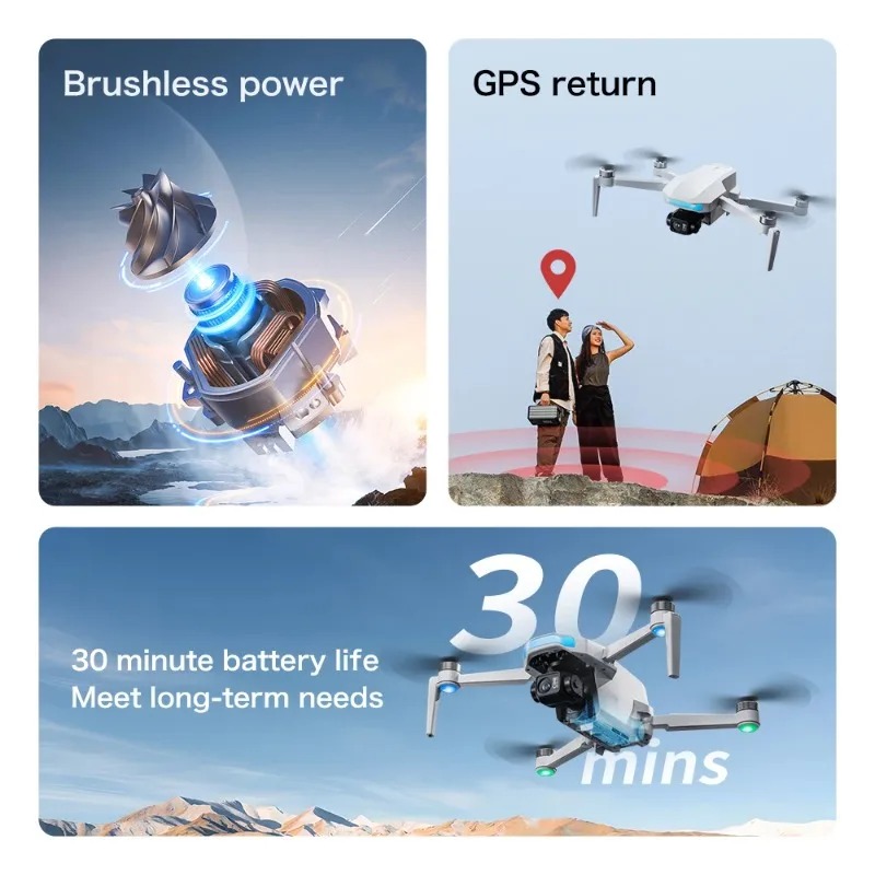 Lenovo S-X1 GPS ブラシレス FPV ドローン - Drone X1 Rc のレビューと価格