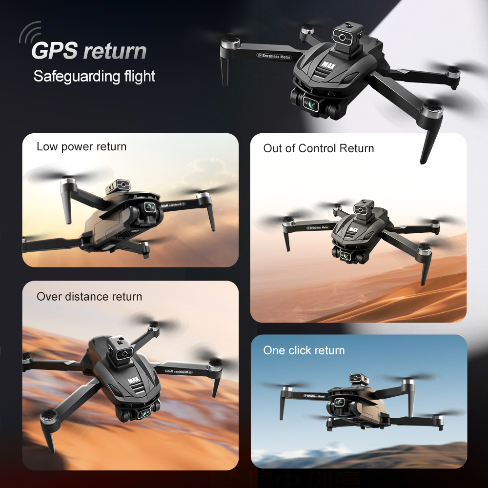 V168 PRO Max GPS ドローン 8K プロフェッ - Drone Kf Rc のレビューと価格
