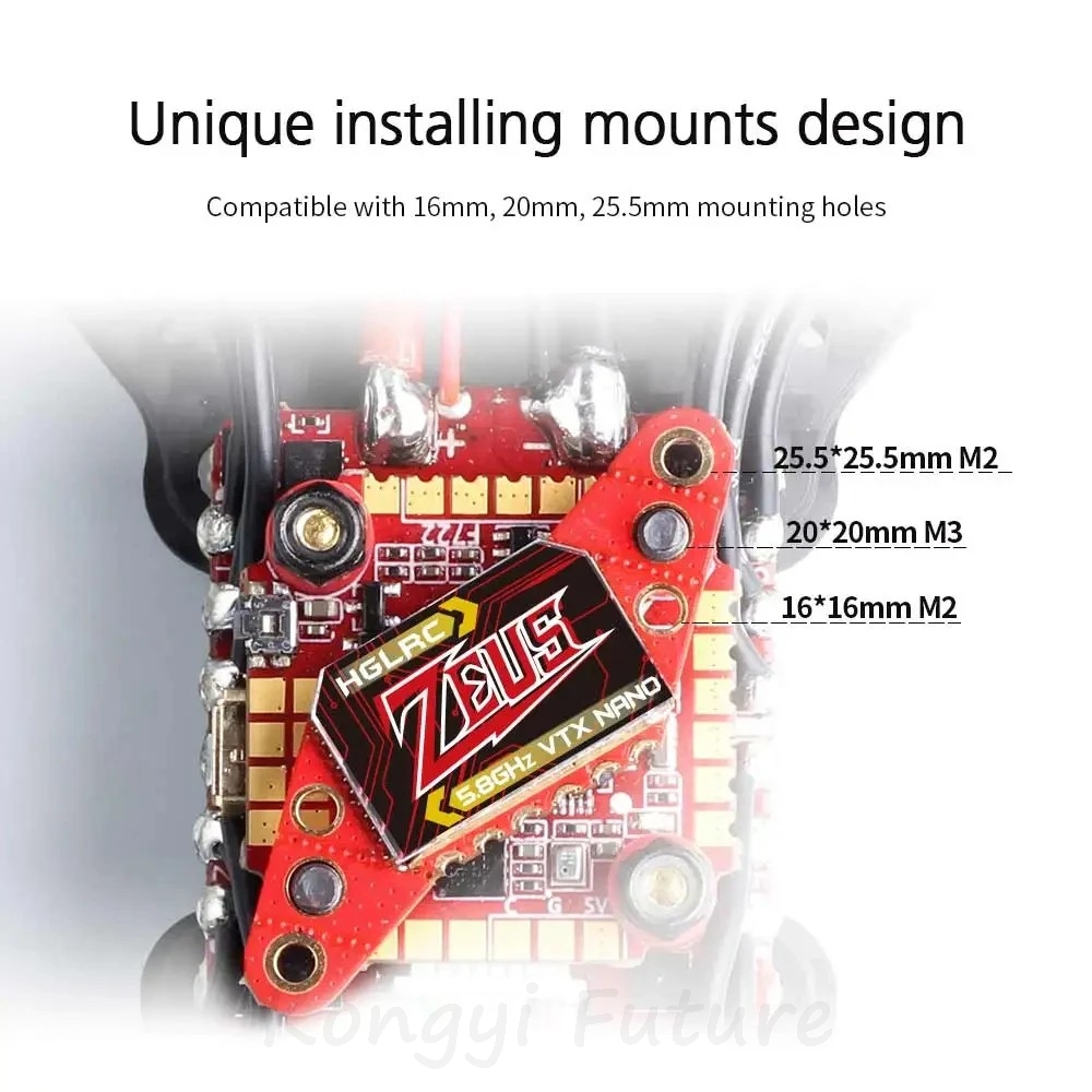 HGLRC Zeus Nano VTX 5.8G 350mW - Telemetry Module Rc のレビューと価格
