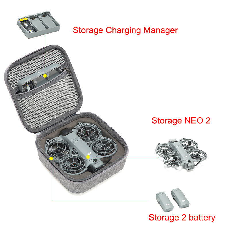 DJI NEO 2用耐衝撃ケース ハードシェルケース DJI - Drone Rc N3 のレビューと価格