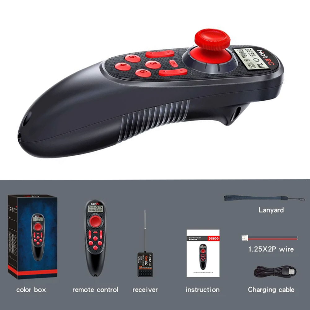 HOTRC DS-600 6CH 2.4GHz 無線システム - Joystick Rc Drone のレビューと価格