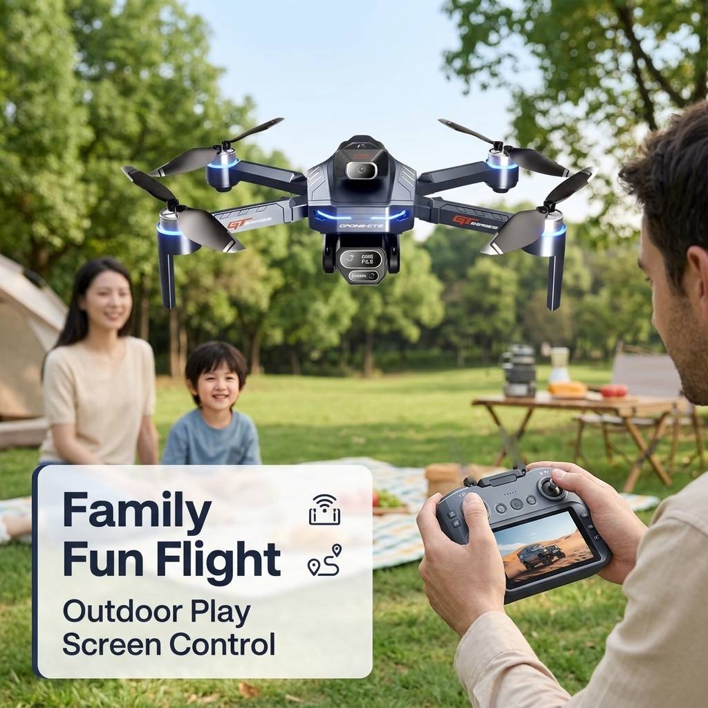 ANATEL認証済み 最新ドローン 4KデュアルHDカメラ搭 - Drone Dji Rc 3 のレビューと価格