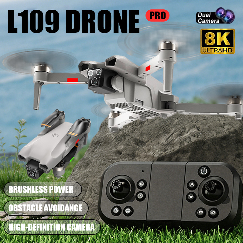 新型ホットL017プロドローン ブラシレス 3Dロール 36 - Drone Kf Rc のレビューと価格
