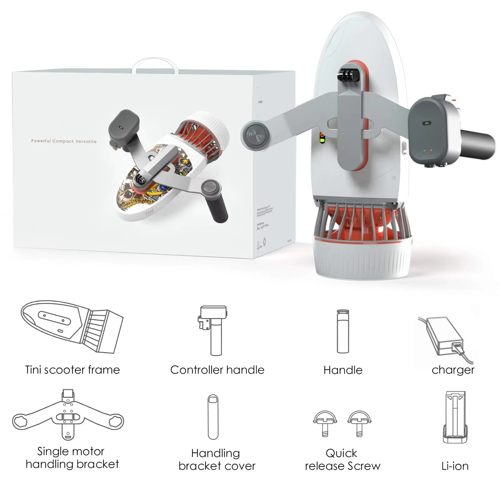 電動水中スクーター、高速水中スクーター、ハンドヘルド水中スラ - Brushless Motor のレビューと価格