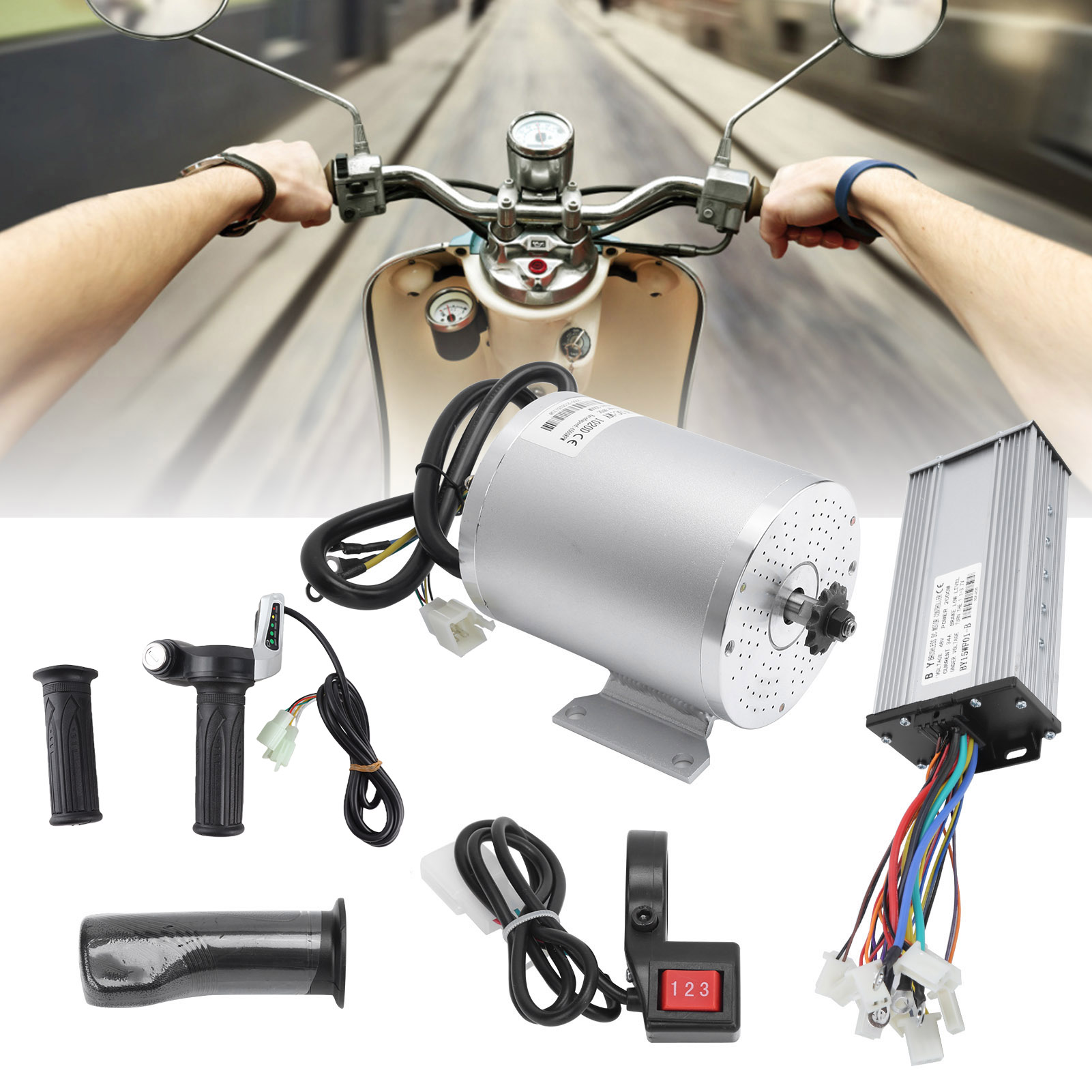 48V 2000W ブラシレスモーターコントローラー電動モー - Brushless Motor のレビューと価格